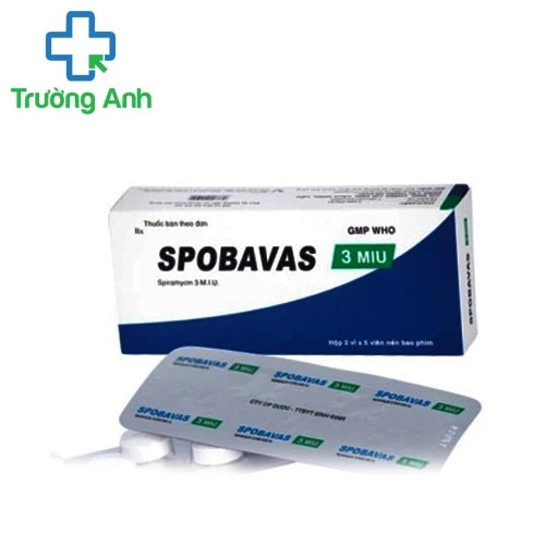 Spobavas 3MIU - Thuốc kháng sinh điều trị bệnh hiệu quả