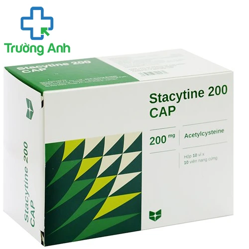 Stacytine 200 Cap - Thuốc tiêu chất nhầy đường hô hấp hiệu quả của Stella