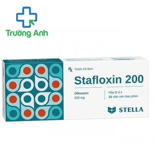 Stafloxin 200mg Stella - Thuốc điều trị nhiễm khuẩn hiệu quả