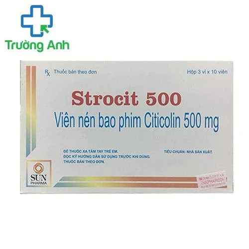 Strocit 500mg - Thuốc trị bệnh não cấp tính hiệu quả