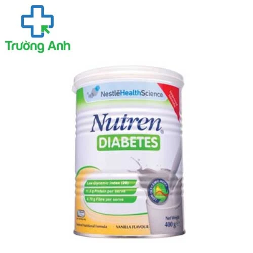 Sữa Nutren Diabetes Vanilla Powder 400g - Dành cho bệnh nhân đái tháo đường