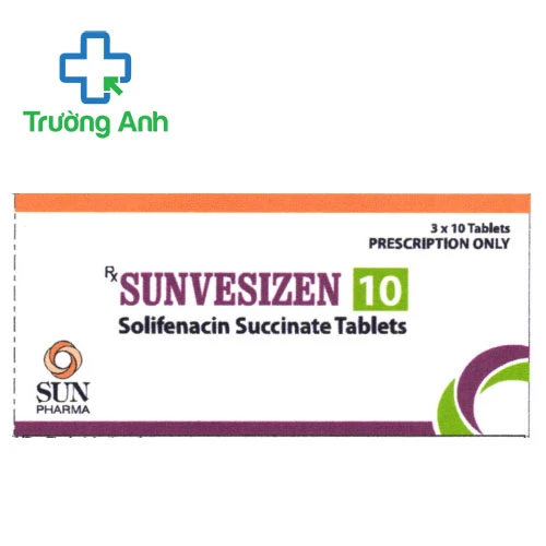 Sunvesizen Tablets 10mg - Thuốc điều trị bàng quang kích thích