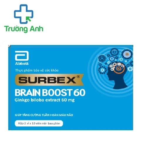 Surbex Brain Boost 60 Abbott - Tăng cường tuần hoàn máu não