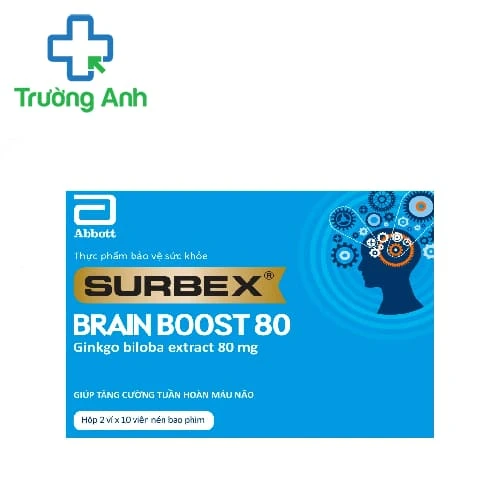 Surbex Brain Boost 80 Abbott - Giúp tăng cường tuần hoàn máu não