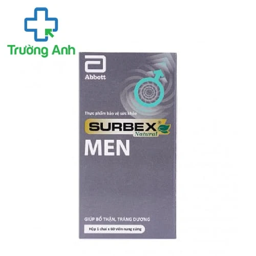Surbex Natural Men Cap - Viên uống hỗ trợ bổ thận tráng dương