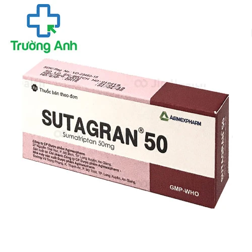 Sutagran 50mg -  Thuốc điều trị bệnh đau nửa đầu của Agimexpharm