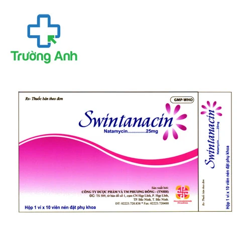 Swintanacin 25mg Phương Đông - Thuốc điều trị nhiễm nấm Candida âm đạo