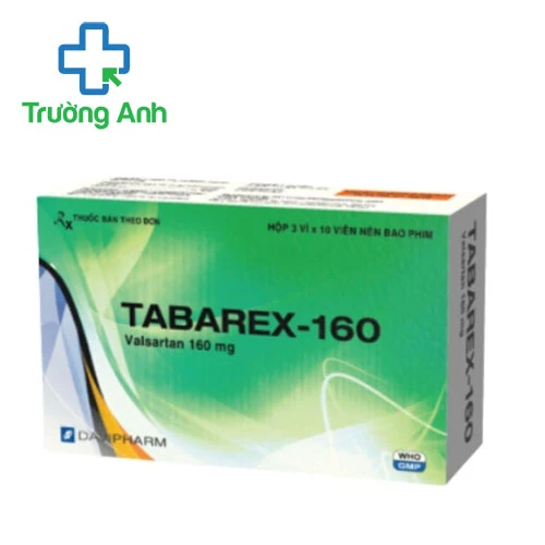 Tabarex-160 Davipharm - Thuốc điều trị tăng huyết áp hiệu quả