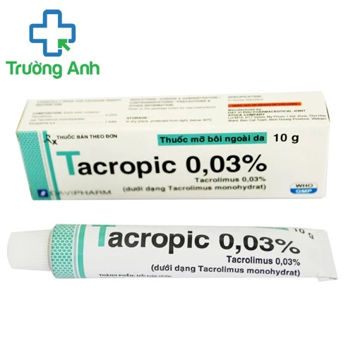 Tacropic 0,03% - Thuốc điều trị viêm da dị ứng của Davipharm
