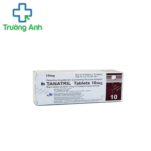 Tanatril 10mg - Thuốc điều trị cao huyết áp hiệu quả của Indonesia