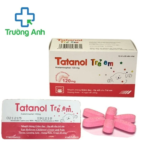 Tatanol trẻ em - Thuốc giảm đau, hạ sốt cho trẻ hiệu quả của Pymepharco