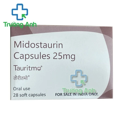 Tauritmo 25mg (Midostaurin) - Thuốc điều trị bệnh bạch cầu tủy cấp tính  