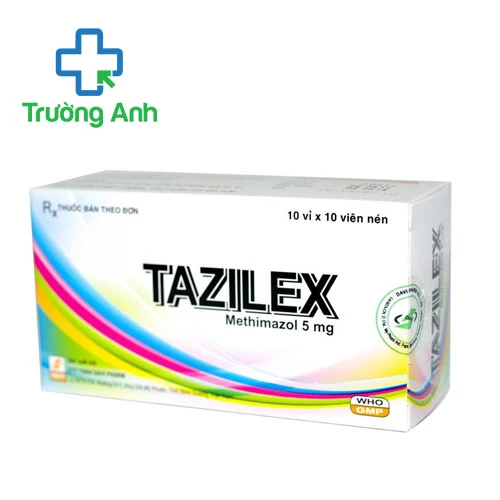 Tazilex 5mg - Thuốc điều trị triệu chứng nhiễm độc giáp hiệu quả của Davipharm