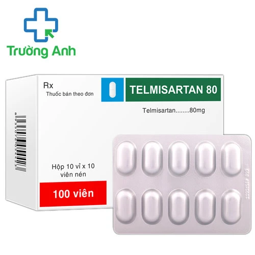 Telmisartan 80 TV.Pharm - Thuốc điều trị tăng huyết áp hiệu quả