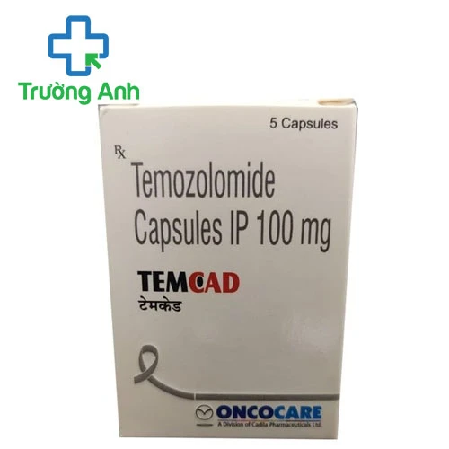 Temcad (temozolomide) 100mg Oncocare - Thuốc điều trị ung thư não của Ấn Độ