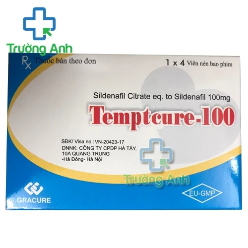 Temptcure-100 - Thuốc điều trị rối loạn cương dương hiệu quả của Ấn Độ