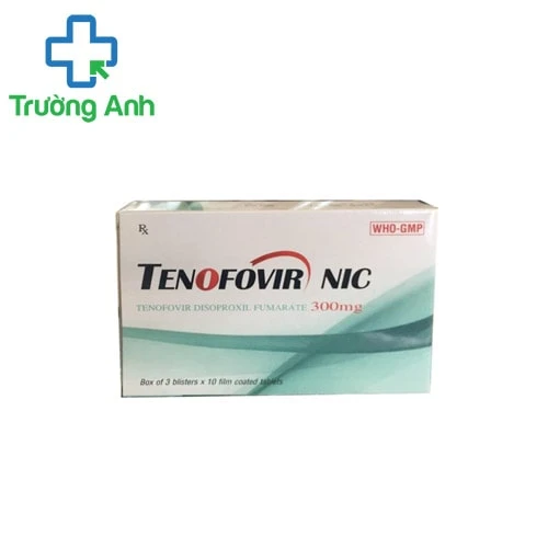 Tenofovir Nic 300mg - Thuốc kháng virus HIV hiệu quả
