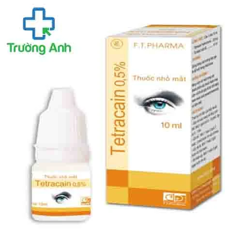 TETRACAIN 0,5% F.T.PHARMA - Thuốc nhỏ mắt gây tê giác mạc, kết mạc hiệu quả