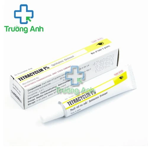Tetracyclin 1% 5g Medipharco-Tenamyd - Thuốc điều trị nhiễm khuẩn mắt hiệu quả