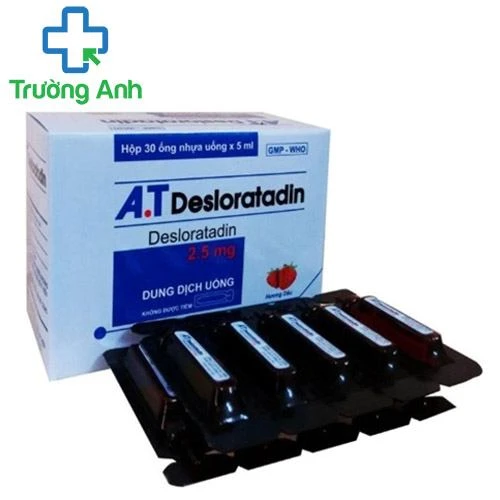 A.T Desloratadin (ống 5ml) - Thuốc chống dị ứng hiệu quả