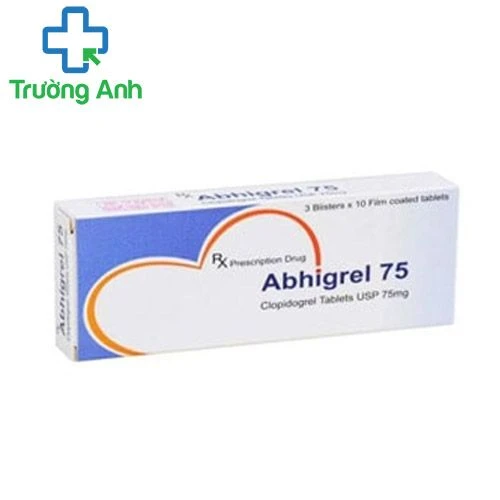 Abhigrel 75mg - Thuốc chống kết tập tiểu cầu hiệu quả của Ấn Độ