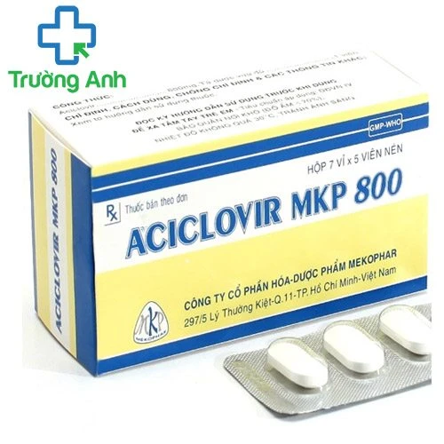 Aciclovir MKP 800 - Thuốc điều trị nhiễm khuẩn hiệu quả