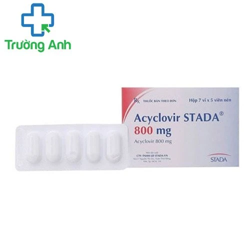 Acyclovir stada 800mg - Thuốc điều trị bệnh Herpes simplex hiệu quả