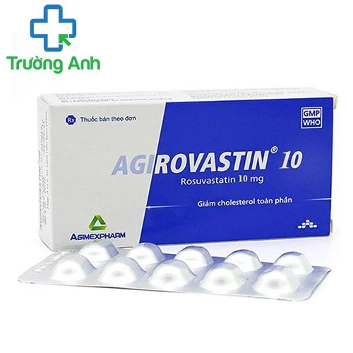 Agirovastin 10 - Thuốc điều trị tăng cholesterol hiệu quả của Agimexpharm