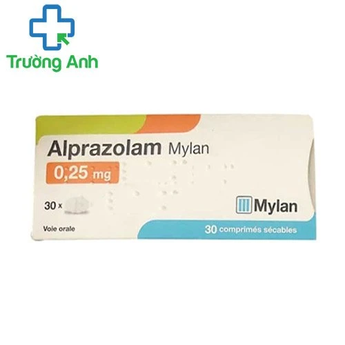 Alprazolam Mylan 0.25mg - Thuốc điều trị hội chứng hoảng sợ, lo âu hiệu quả