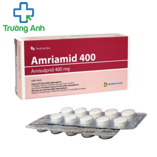 Amriamid 400 Agimexpharm - Thuốc điều trị tâm thần phân liệt của Agimexpharm