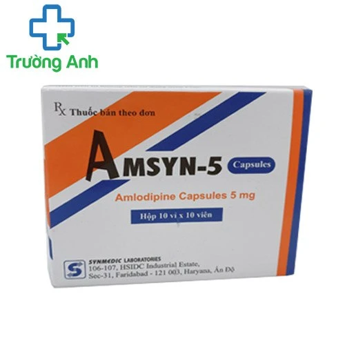Amsyn 5 - Thuốc điều trị tăng huyết áp hiệu quả của Ấn Độ