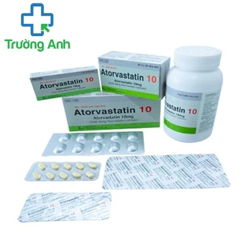 Atorvastatin 10 Khapharco - Thuốc điều trị tăng cholesterol máu hiệu quả