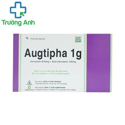 Augtipha 1g - Thuốc điều trị nhiễm khuẩn hiệu quả của Tipharco
