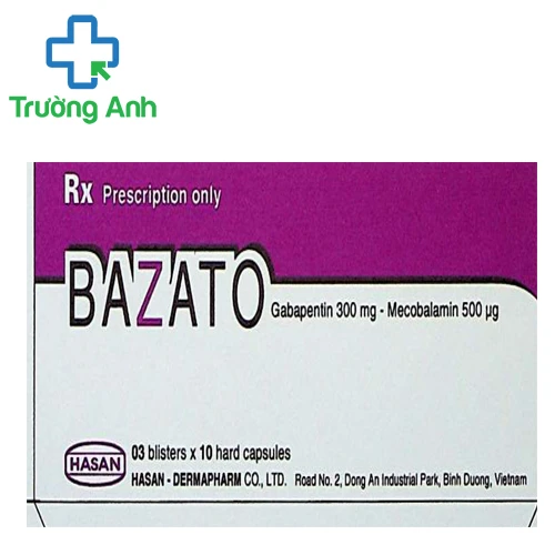 Bazato - Thuốc điều trị đau dây thần kinh hiệu quả của Dermapharm
