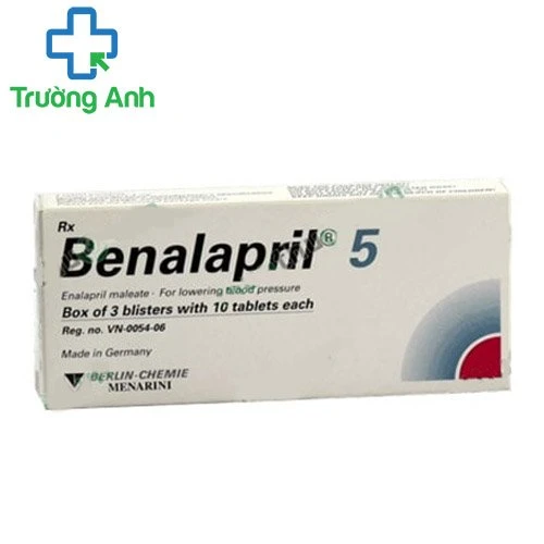 Benalapril 5mg Menarini - Thuốc điều trị các bệnh tim mạch hiệu quả của Đức