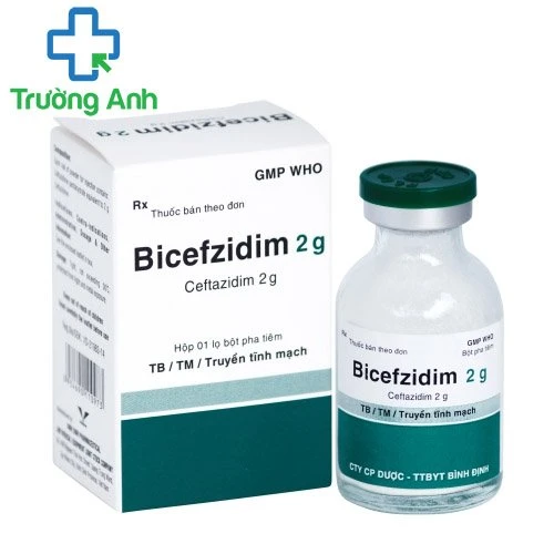 Bicefzidim 2g - Thuốc điều trị nhiễm khuẩn hiệu quả của Bidiphar
