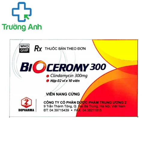 Bioceromy 300 - Thuốc điều trị nhiễm khuẩn nặng của Dopharma