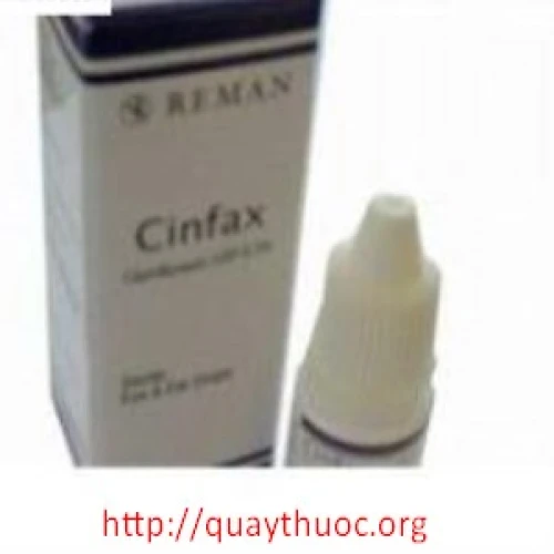 Cinfax - Thuốc nhỏ mắt hiệu quả của Bangladesh