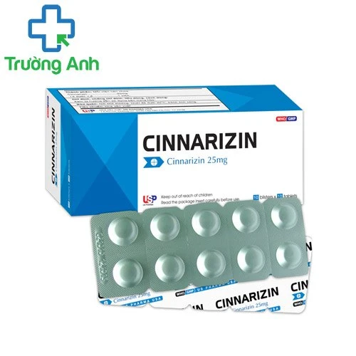 CINNARIZIN USP - Thuốc điều trị rối loạn tiền đình hiệu quả 