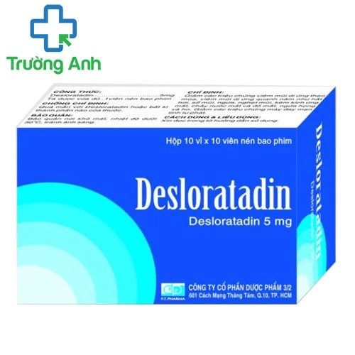 Desloratadin 5mg F.T.Pharma - Thuốc điều trị viêm mũi dị ứng hiệu quả