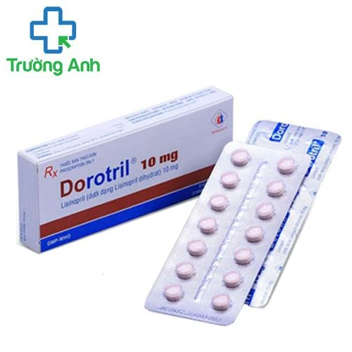 Dorotril 10mg Domesco - Thuốc điều trị huyết áp, suy tim hiệu quả