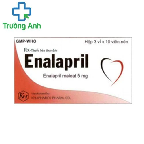 Enalapril Khapharco - Thuốc điều trị tăng huyết áp hiệu quả