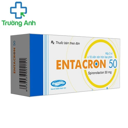 Entacron 50 - Thuốc điều trị tim mạch, huyết áp hiệu quả của SAVIPHAMR