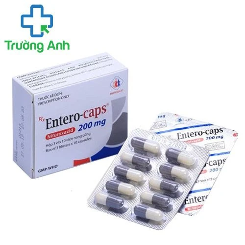 Entero-caps 200mg Domesco – Thuốc trị tiêu chảy cấp hiệu quả