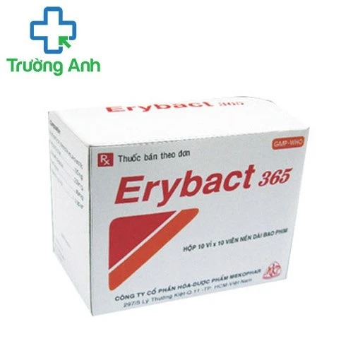 Erybact 365 (viên) - Thuốc điều trị nhiễm khuẩn hiệu quả của Mekophar