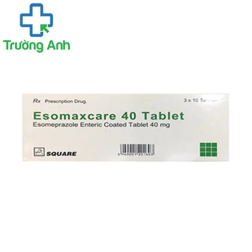 Esomaxcare 40 Tablet Square - Thuốc điều trị triệu chứng bệnh trào ngược dạ dày