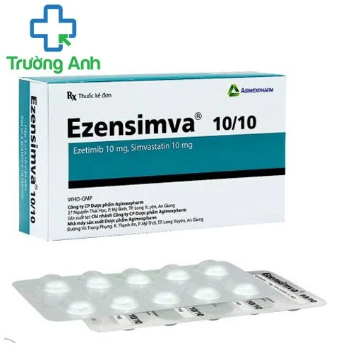 EZENSIMVA 10/10 - Thuốc điều trị tăng cholesterol máu của Agimexpharm
