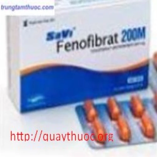 Fenofibrat 200mg SAVI - Thuốc điều trị máu nhiễm mỡ hiệu quả