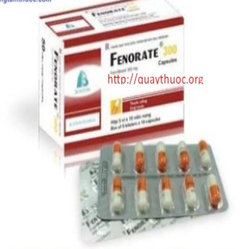Fenorate300mg - Thuốc hạ mỡ máu hiệu quả
