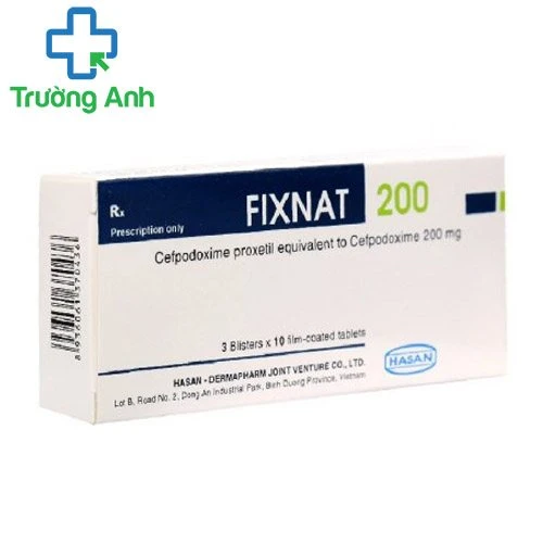 Fixnat 200 - Thuốc điều trị nhiễm khuẩn hiệu quả của Hasan